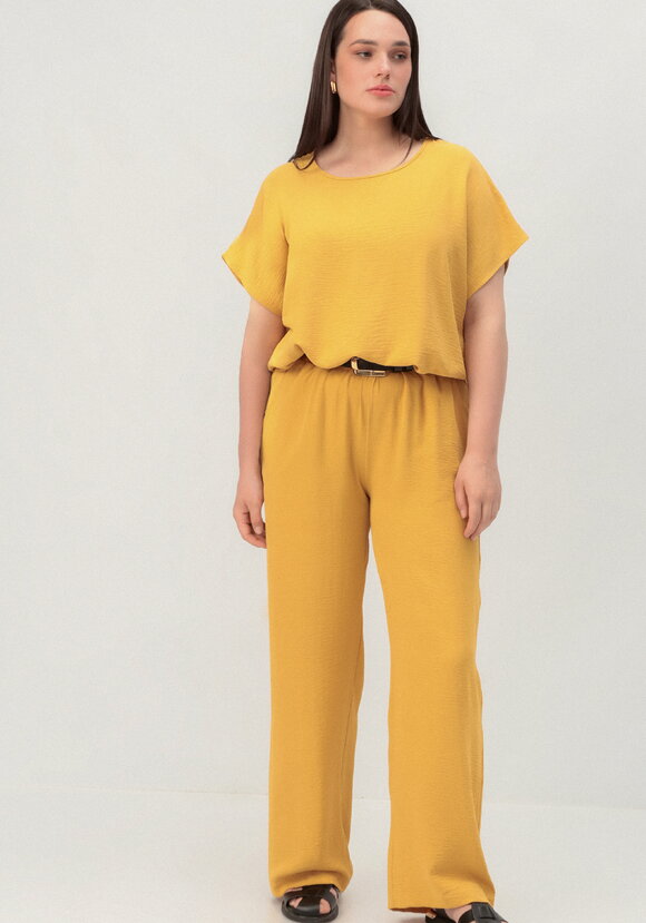 Брюки с карманами, свободного кроя шир.  580, рис. 15