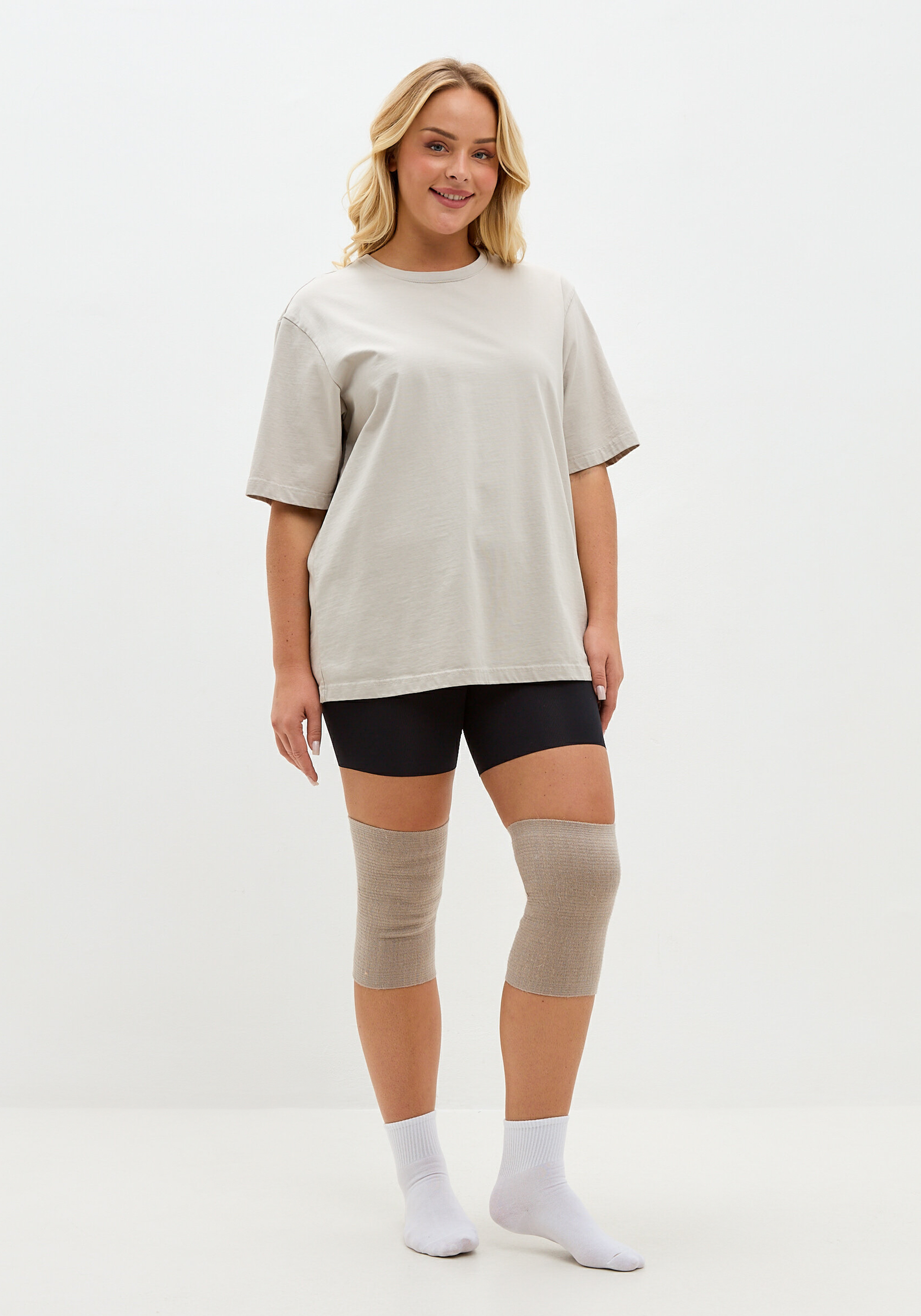 Наколенник согревающий из собачьей шерсти