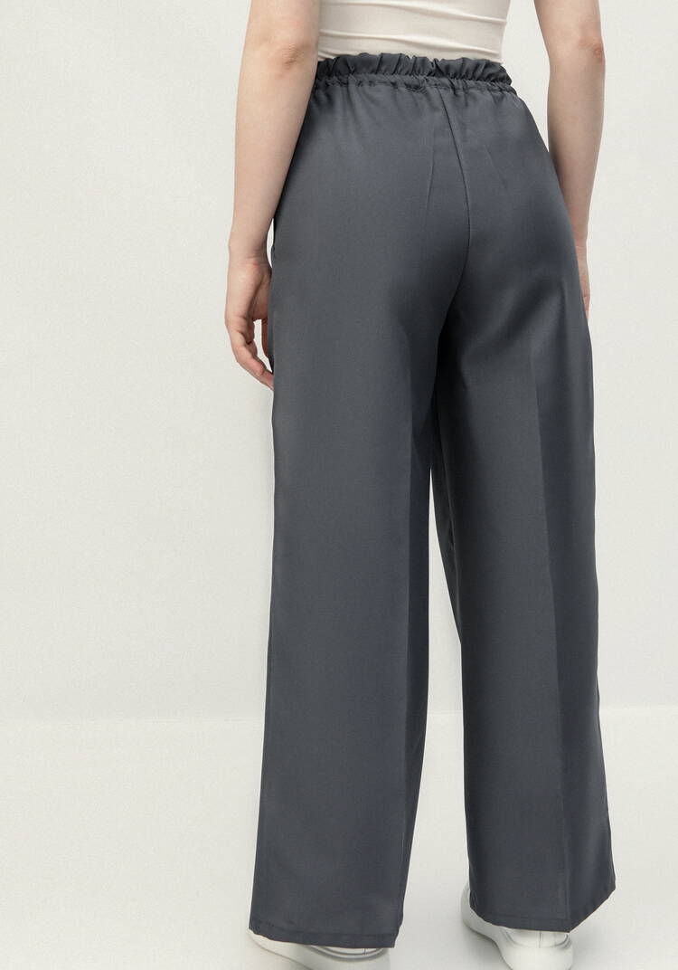 Брюки на эластичной ленте свободного кроя шир.  750, рис. 8