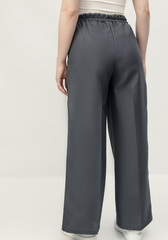 Брюки на эластичной ленте свободного кроя шир.  580, рис. 8