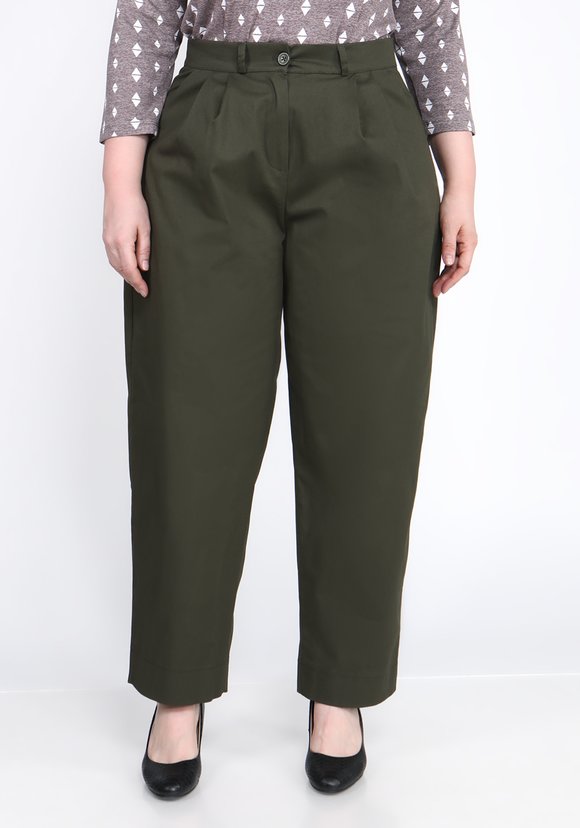 Брюки с защипами шир.  580, рис. 5