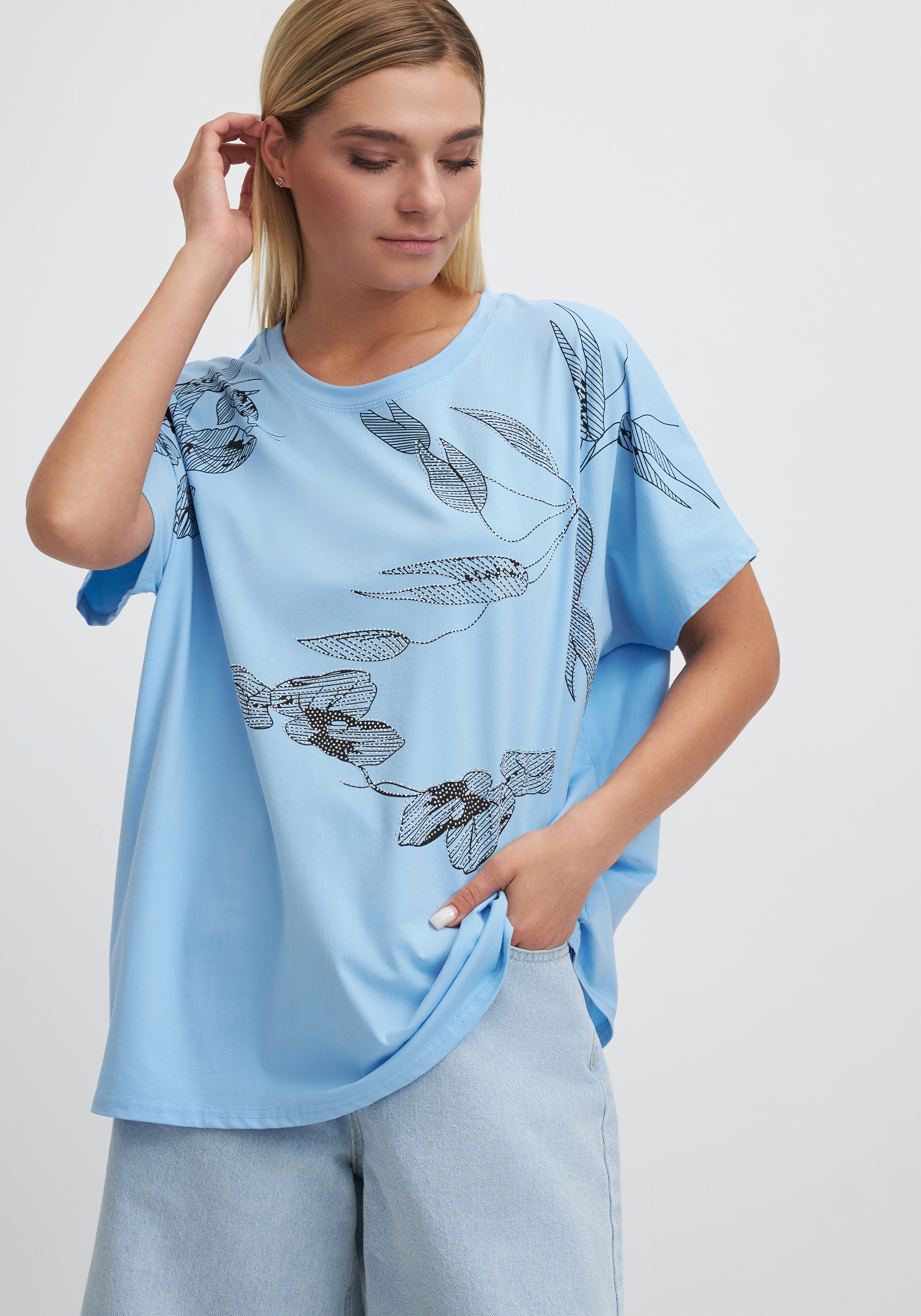 

Футболка "Алексия", Голубой