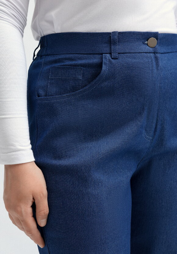 Брюки свободного кроя с поясом на резинке шир.  580, рис. 5