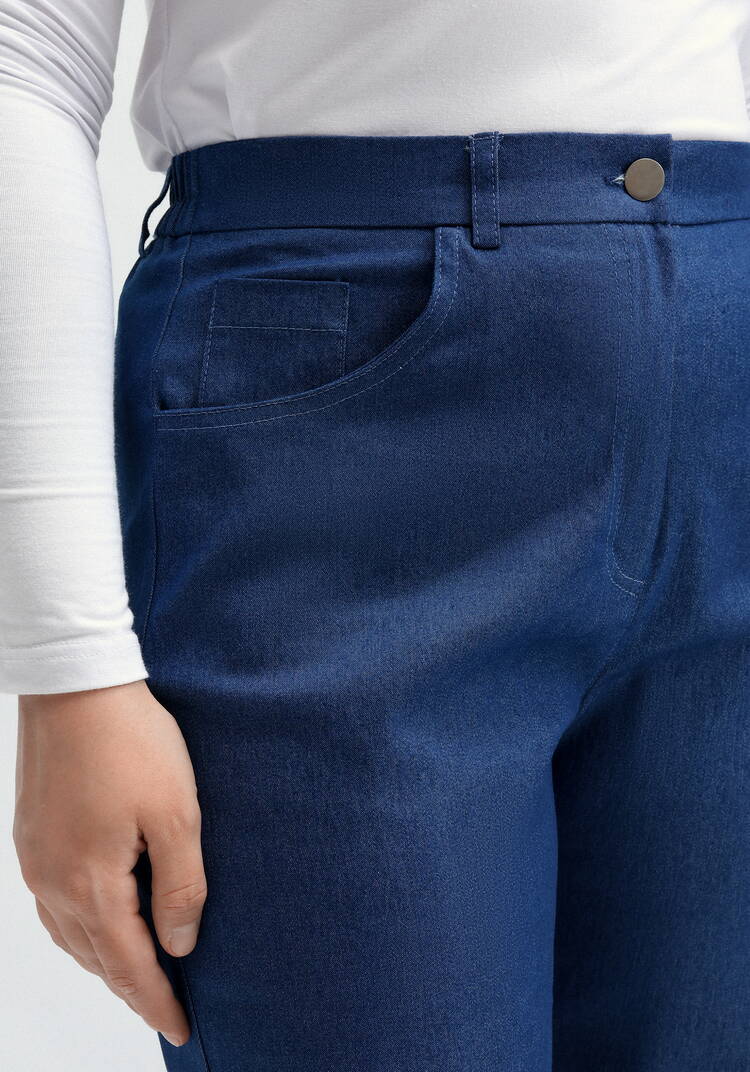 Брюки свободного кроя с поясом на резинке шир.  750, рис. 5