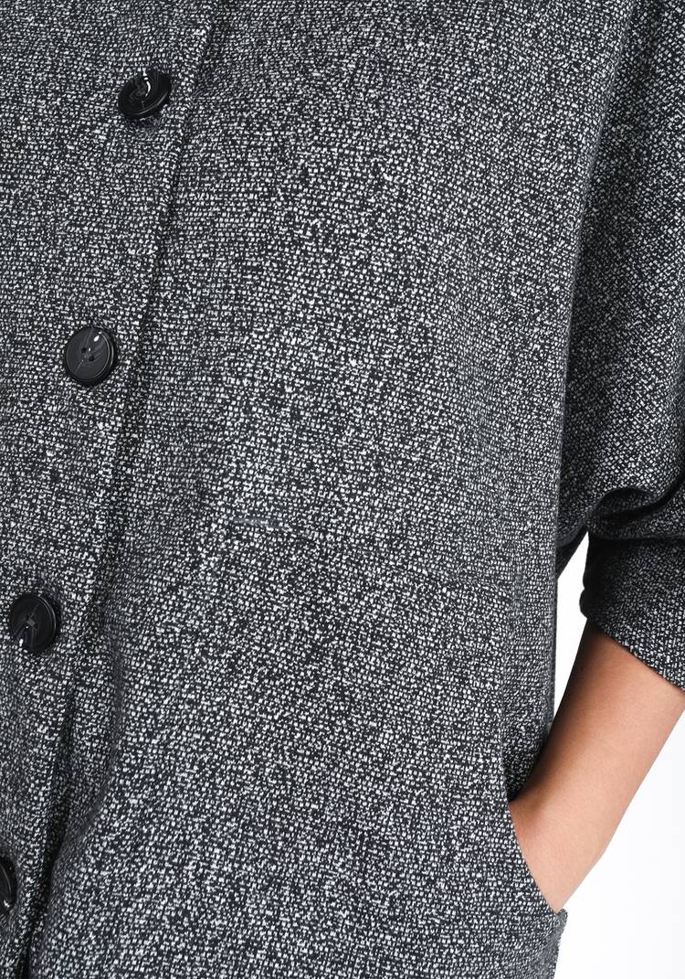 Пальто на пуговицах с рукавом 3/4 шир.  750, рис. 8