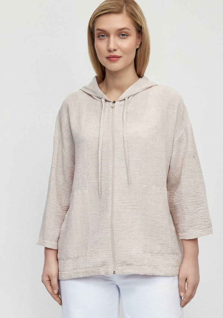 Пыльник изо льна на молнии шир.  750, рис. 4