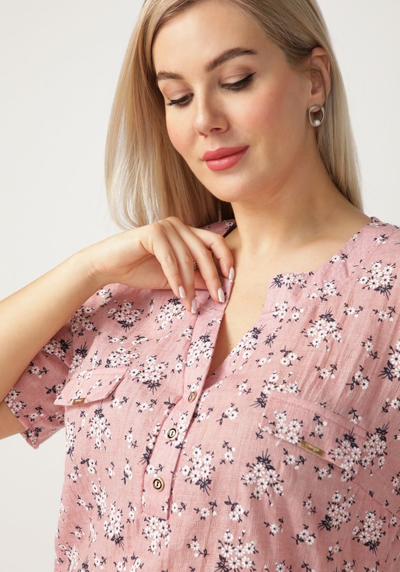 Блуза Солнечный сад шир.  580, рис. 11