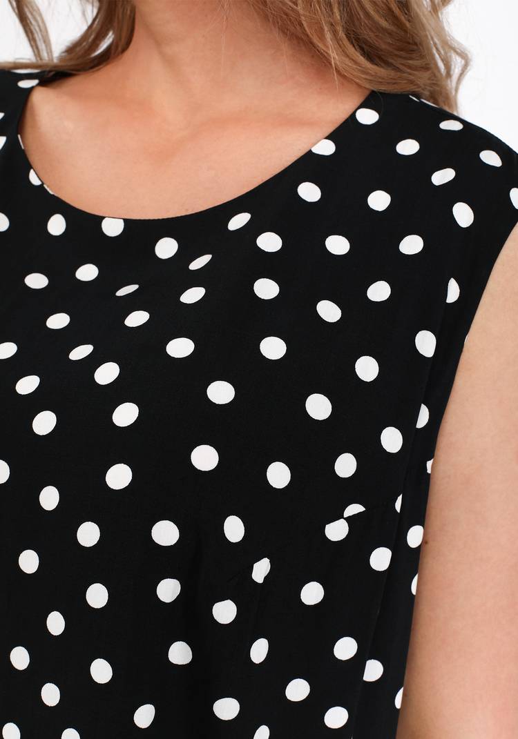 Блуза вискозная без рукава шир.  750, рис. 6