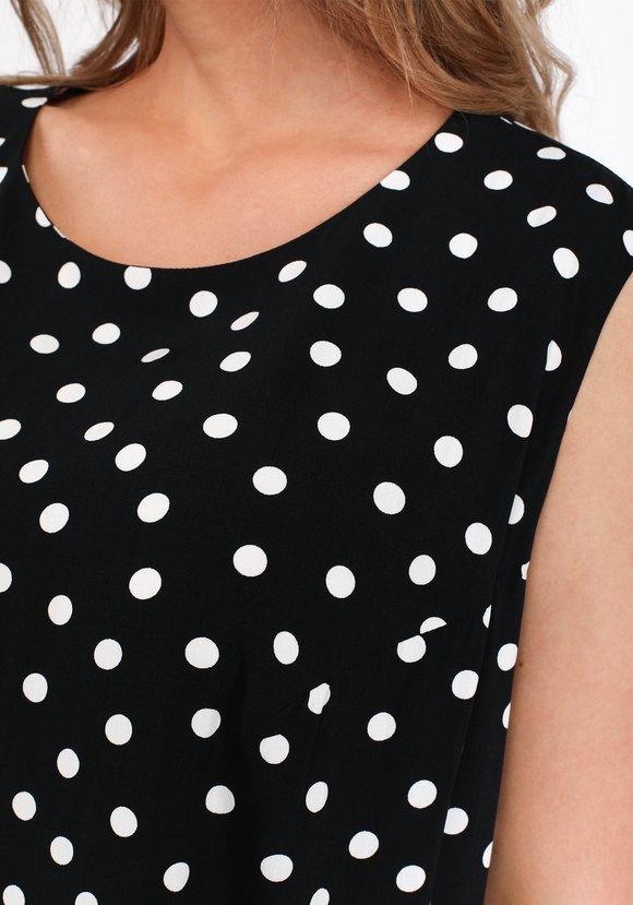 Блуза вискозная без рукава шир.  580, рис. 6