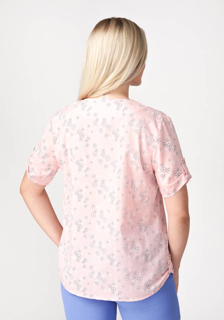 Блуза Геометрическая красота шир.  750, рис. 3