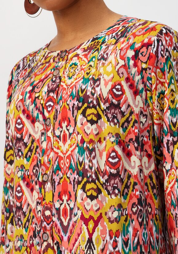 Платье с цветочным принтом свободного кроя шир.  580, рис. 5