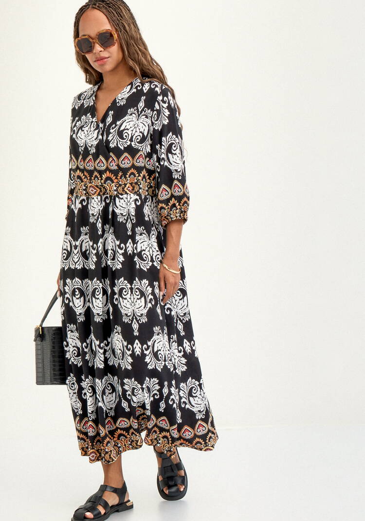 Платье с  рисунком шир.  750, рис. 7