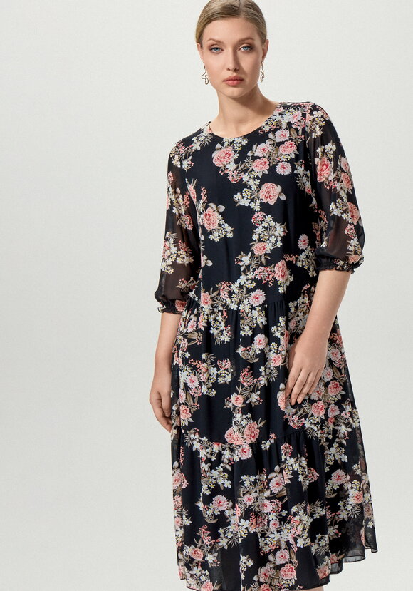 Платье миди свободного кроя шир.  580, рис. 8