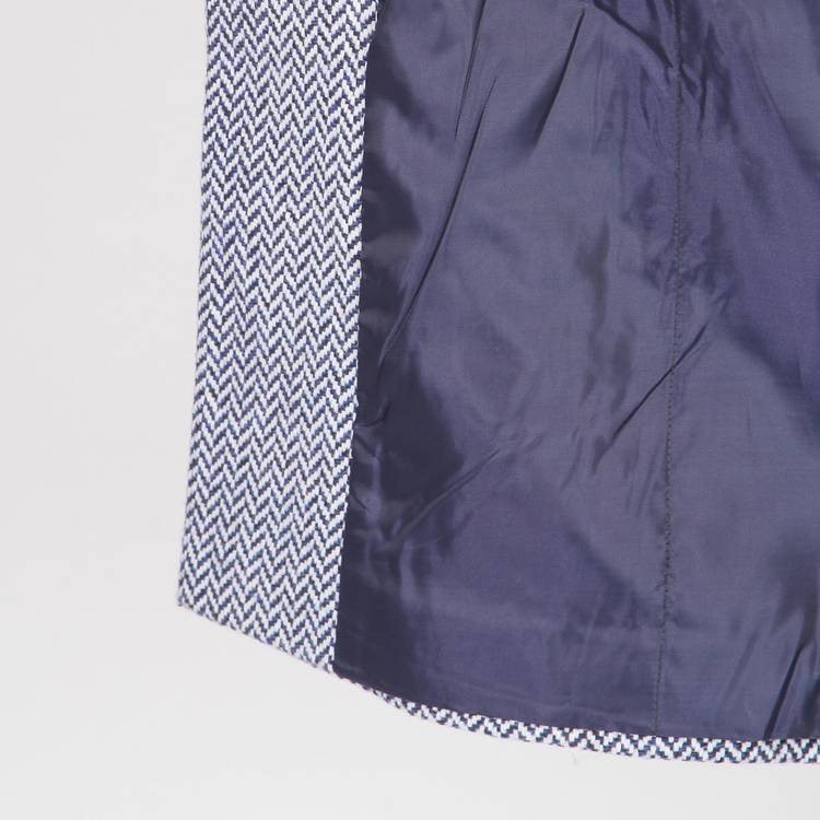 Пальто с контрастными рукавами шир.  750, рис. 10