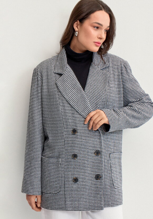 Жакет Строгий комфорт шир.  580, рис. 1