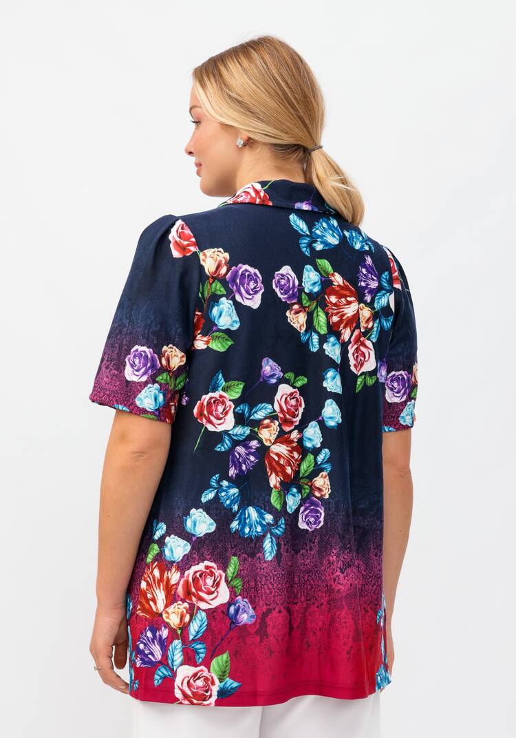 Жакет с цветочным принтом и рукавами 1/2 шир.  750, рис. 3