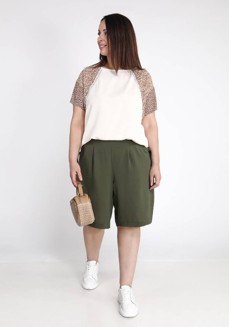 Блуза из трёх видов тканей шир.  750, рис. 3