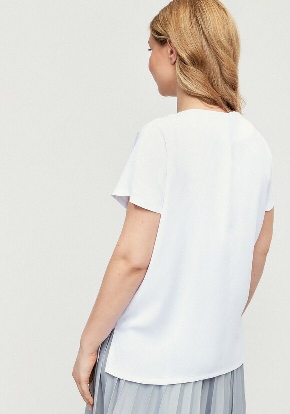 Блуза с принтом с напылением шир.  580, рис. 35