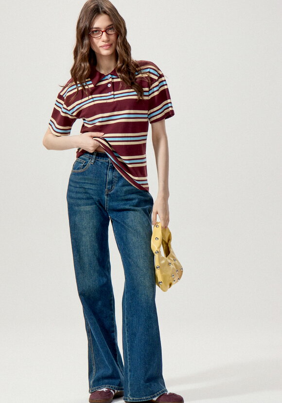 Джинсы с комфортным внутренним поясом шир.  580, рис. 9