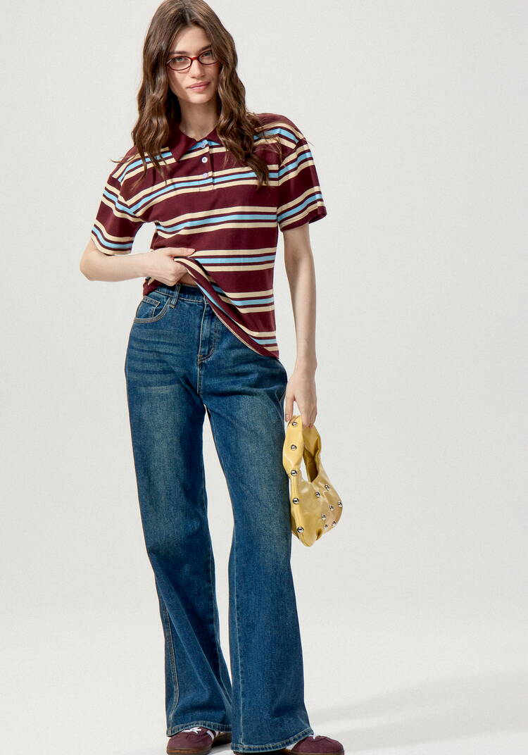 Джинсы с комфортным внутренним поясом шир.  750, рис. 9