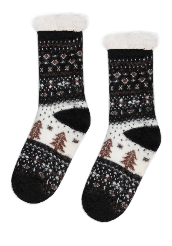 Носки на меху Елизавета шир.  580, рис. 1