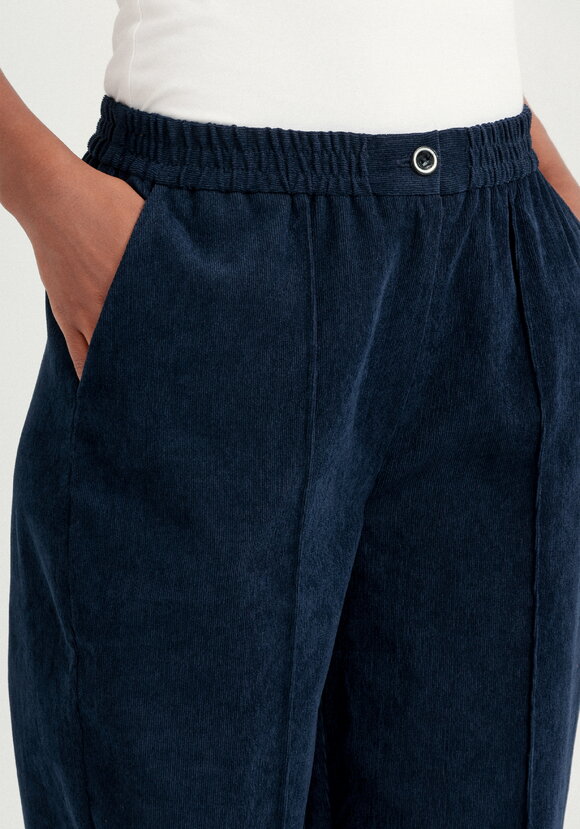 Брюки бананы вельветовые на резинке шир.  580, рис. 28