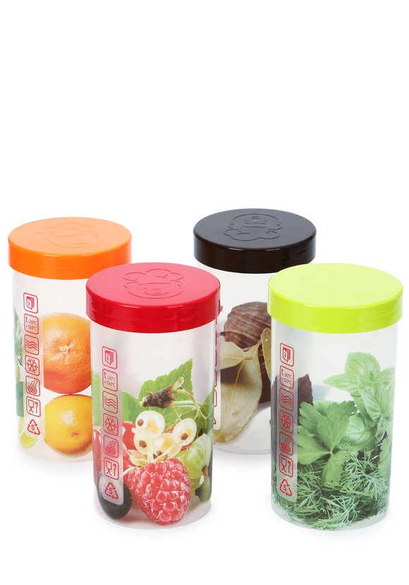 Набор из 4-х герметичных емкостей с крышкой шир.  580, рис. 2