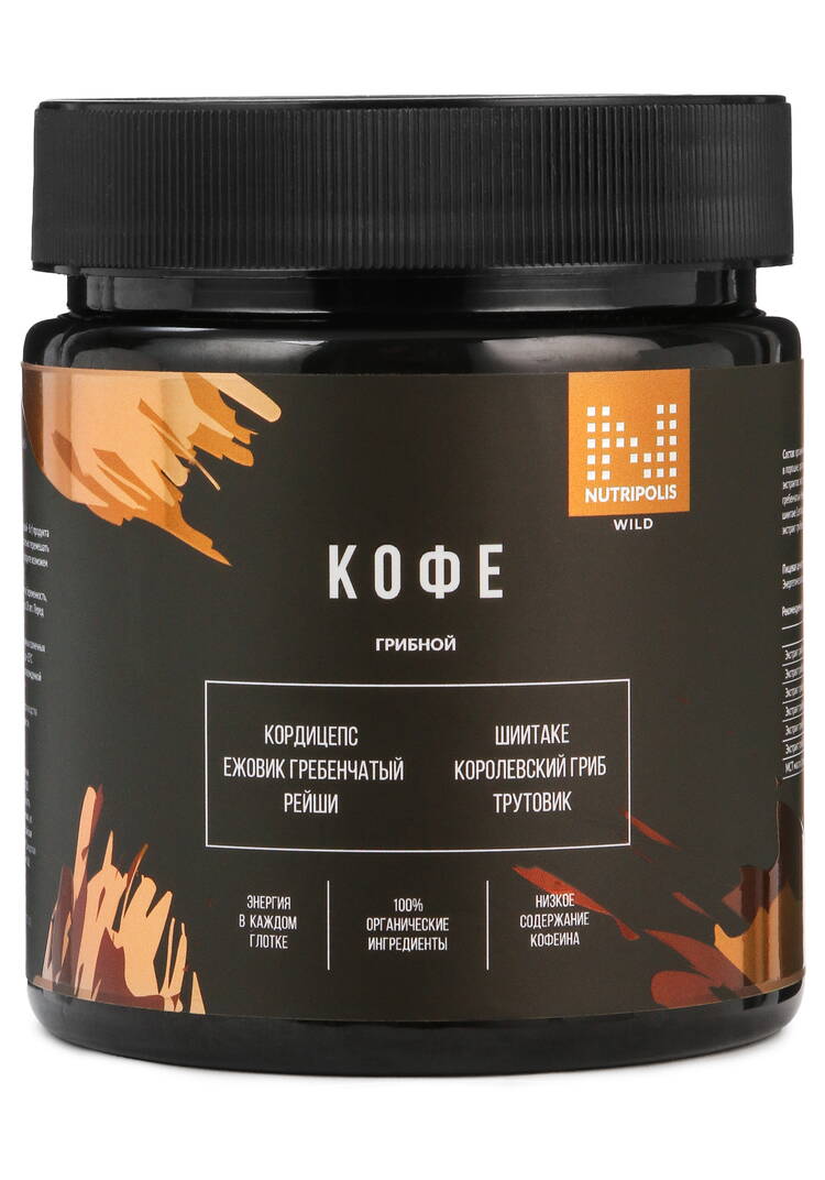 Напиток растворимый Грибной кофе шир.  750, рис. 1