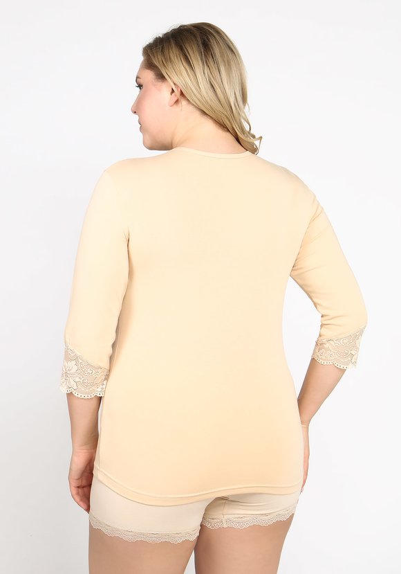 Майка с рукавом 3/4 Кармен, 2 шт. шир.  580, рис. 8