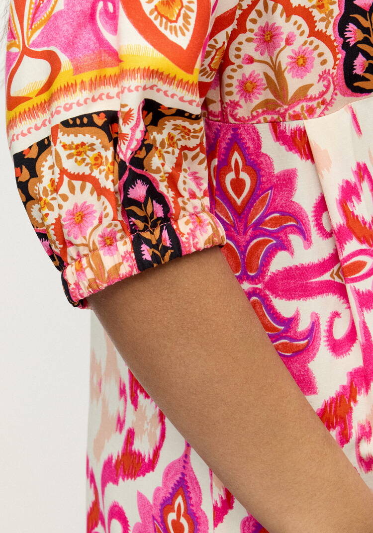 Платье с принтом свoбодного кроя шир.  750, рис. 6