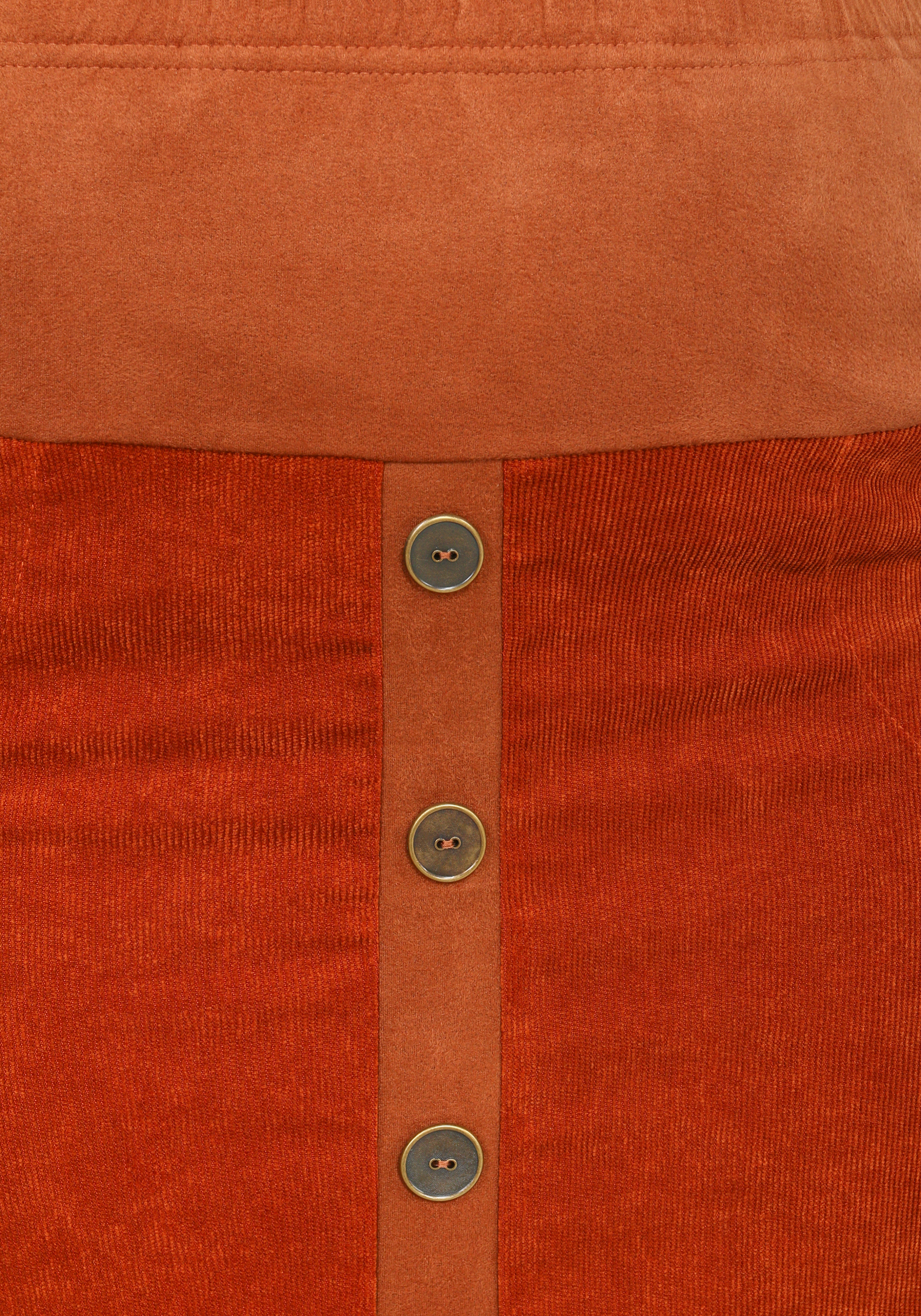 Юбка-миди прямого силуэта GalaGrosso, размер 62, цвет кирпичный - фото 9