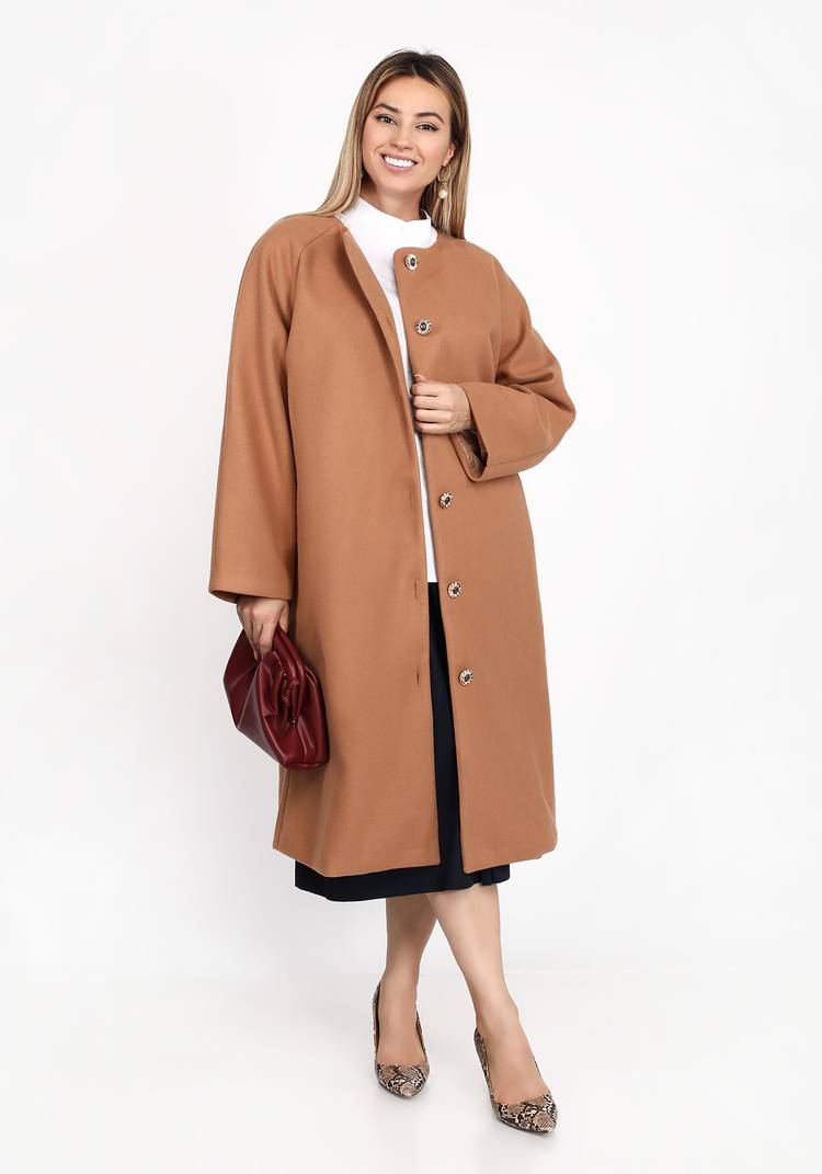 Пальто на пуговицах шир.  750, рис. 11