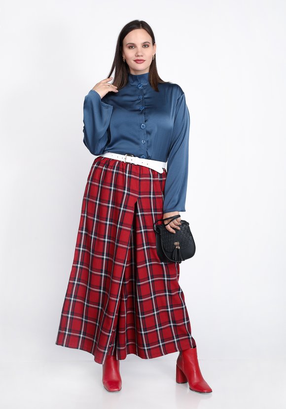 Рубашка с декоративными пуговицами шир.  580, рис. 11