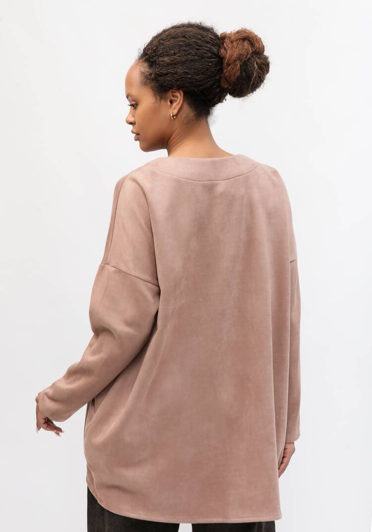 Туника из эко-замши шир.  750, рис. 16