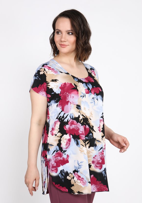 Блуза Чудесное настроение шир.  580, рис. 19