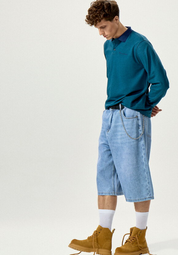 Джемпер-поло с вышивкой на груди шир.  580, рис. 8