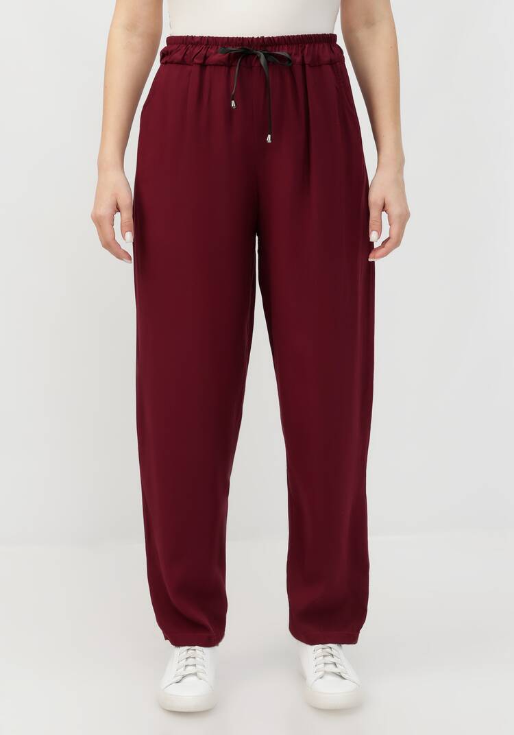 Брюки на кулиске свободного кроя шир.  750, рис. 4