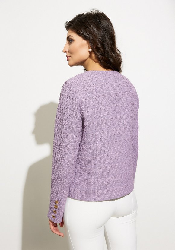 Жакет однобортный шир.  580, рис. 4