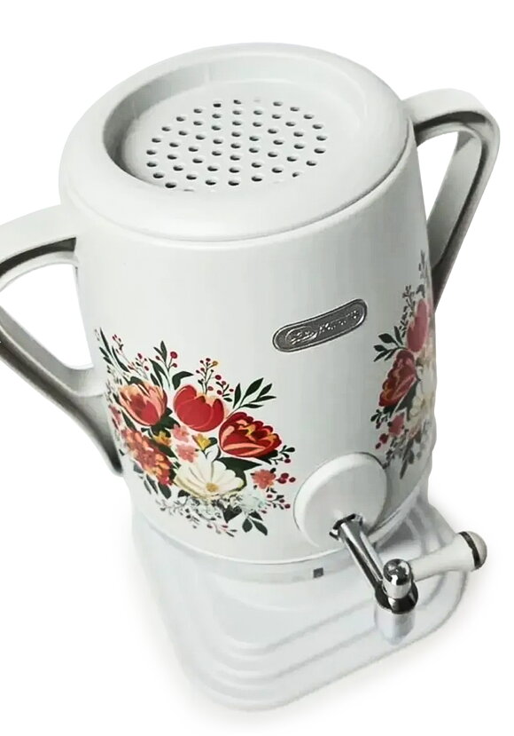 Электрический самовар Цветочный узор шир.  580, рис. 2