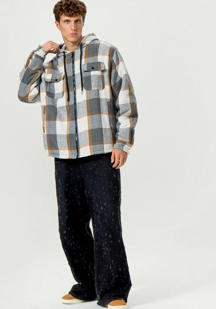 Рубашка с капюшоном и подкладом из шерпы шир.  750, рис. 38