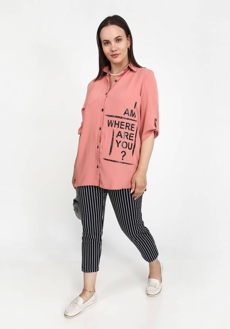 Блуза Любимые слова шир.  750, рис. 5