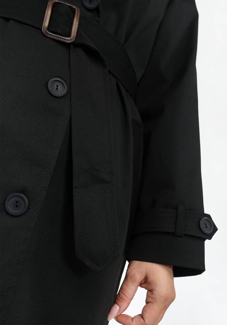 Плащ-тренчкот двубортный шир.  750, рис. 7