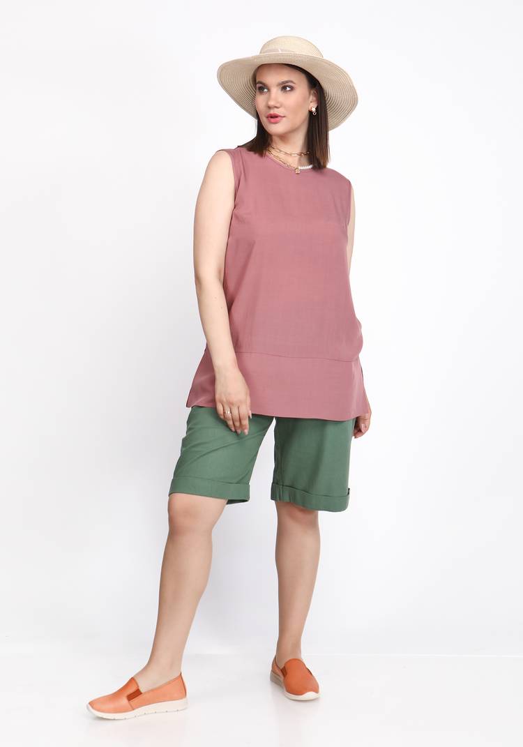 Блуза базовая без рукавов шир.  750, рис. 20