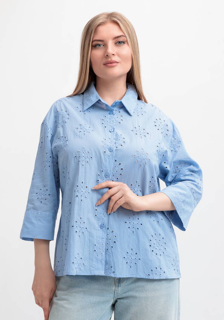 Блуза свободного кроя с шитьем шир.  750, рис. 11