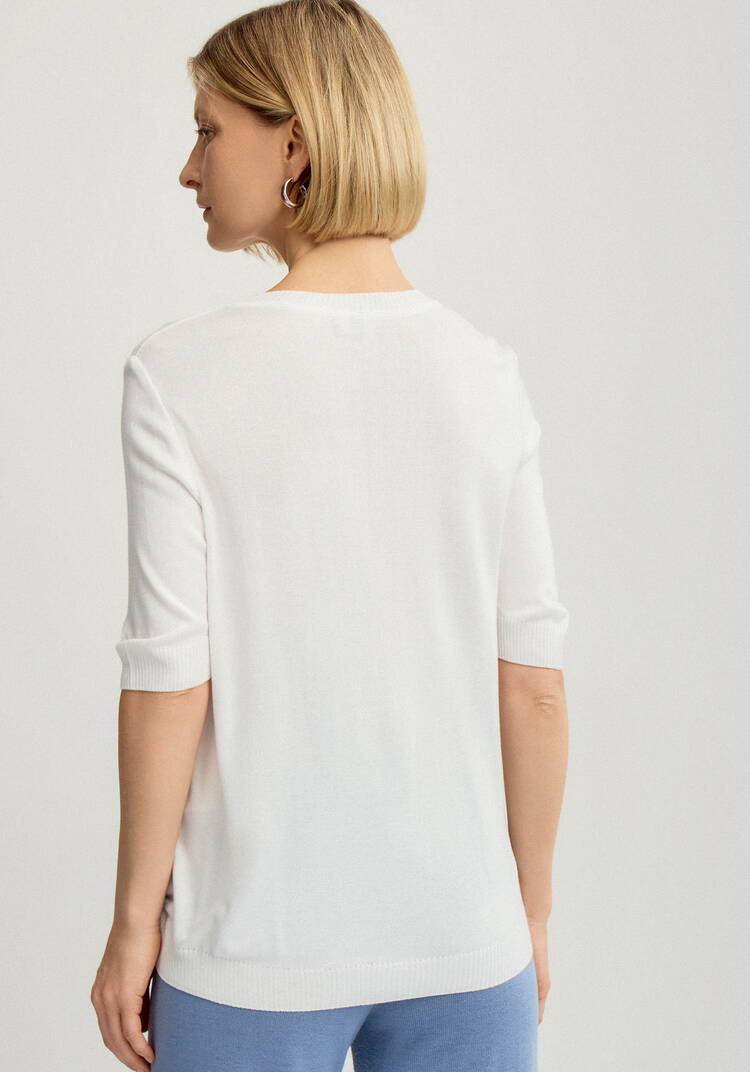 Джемпер женский с рукавом до локтя шир.  750, рис. 3