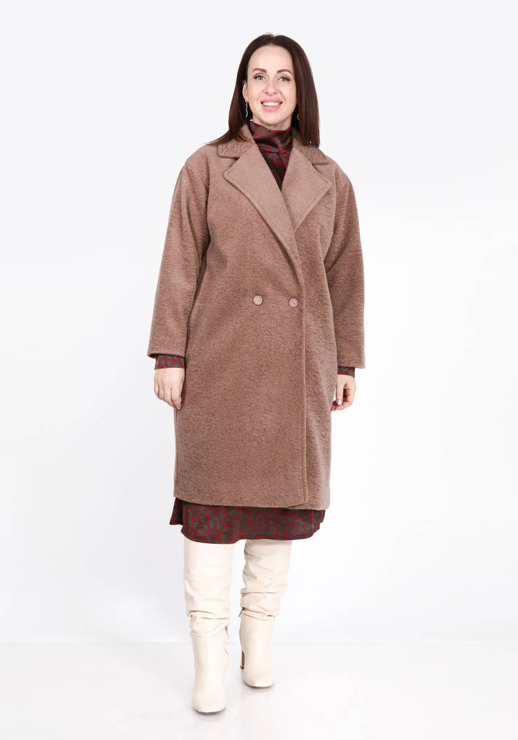 Пальто с отложным воротником и карманами шир.  750, рис. 9