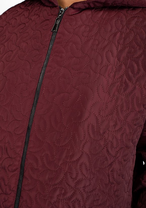 Пальто стеганое с застежкой-молнией шир.  580, рис. 4