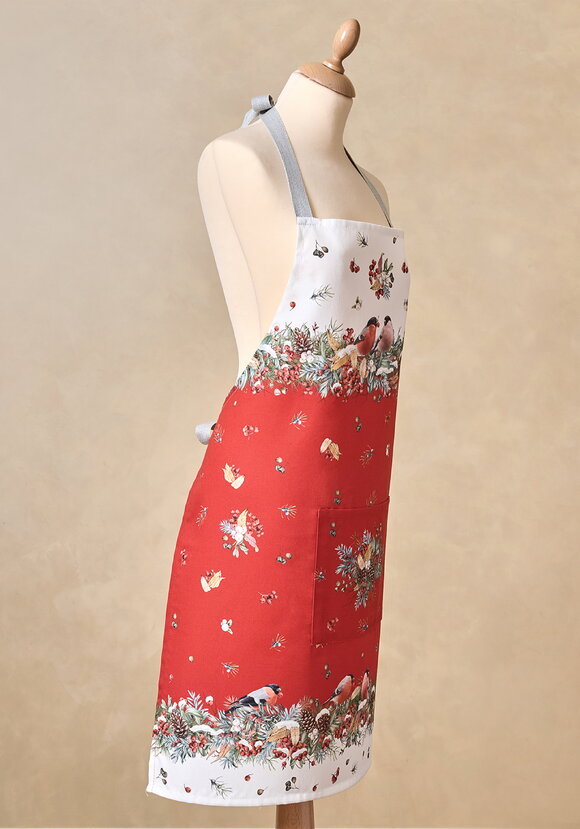 Фартук Снегири шир.  580, рис. 8