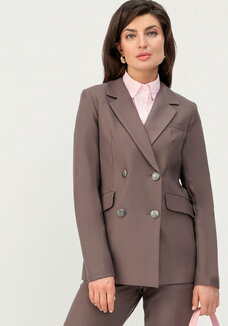 Пиджак на подкладке двубортный