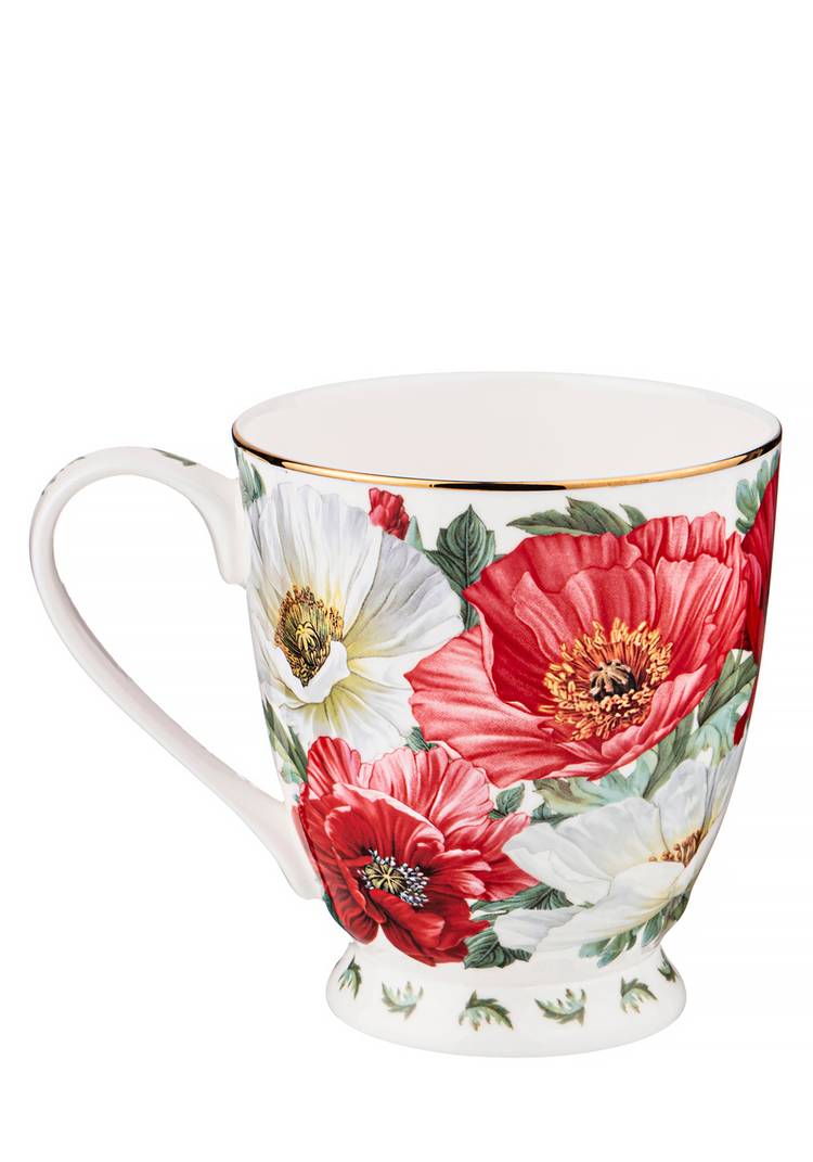 Набор из 2-х фарфоровых кружек Маки шир.  750, рис. 6